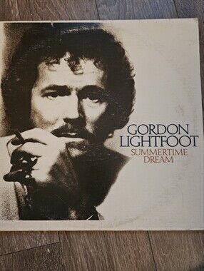 Warner Bros. Gordon Lightfoot Summertime Dream Vinyl Cover - Black, White, Brown